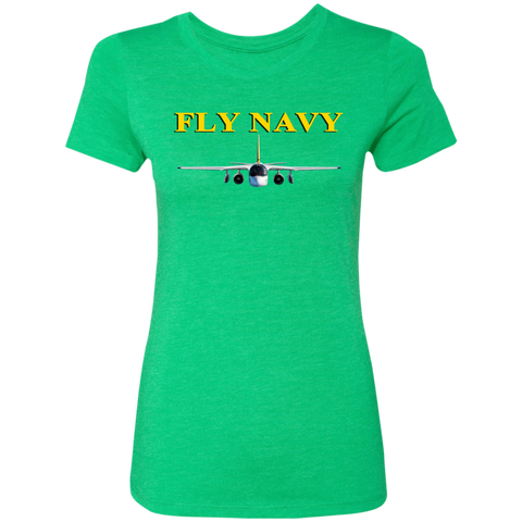 Fly Navy S-3 4 Ladies' Triblend T-Shirt