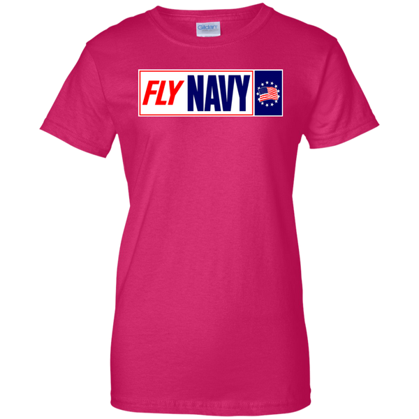 Fly Navy 1 Ladies' Cotton T-Shirt