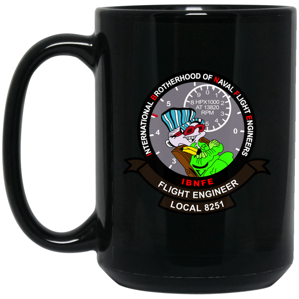 FE 02 Black Mug - 15oz