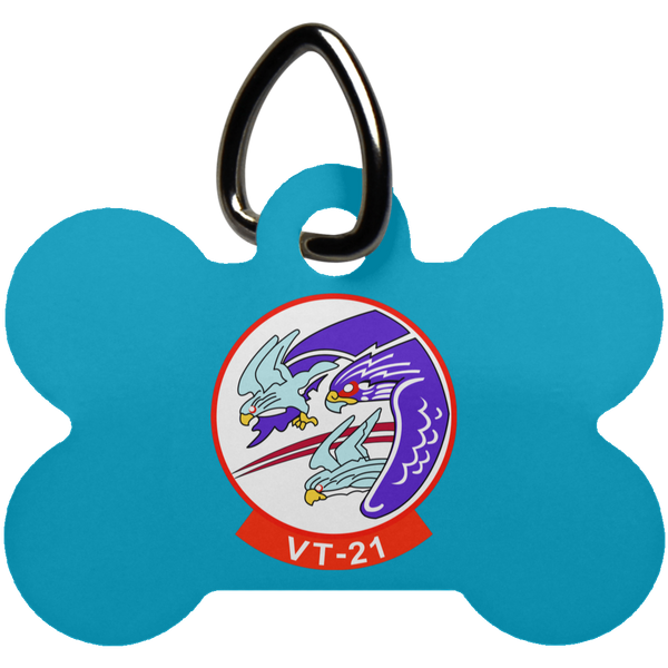 VT 21 1 Pet Tag - Dog Bone