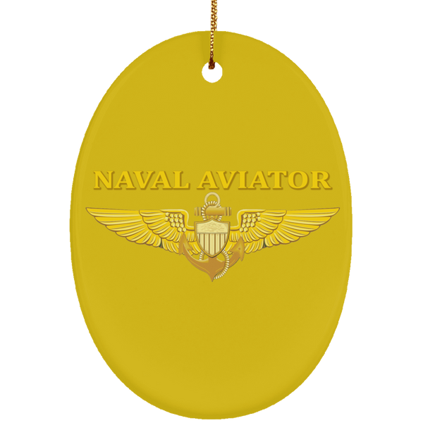 Aviator 2 Ornament - Oval