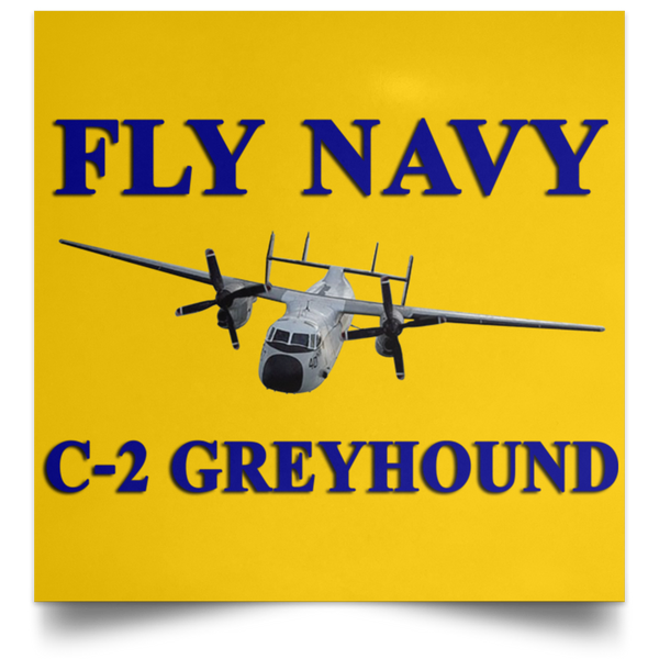 Fly Navy C-2 1 Poster - Square