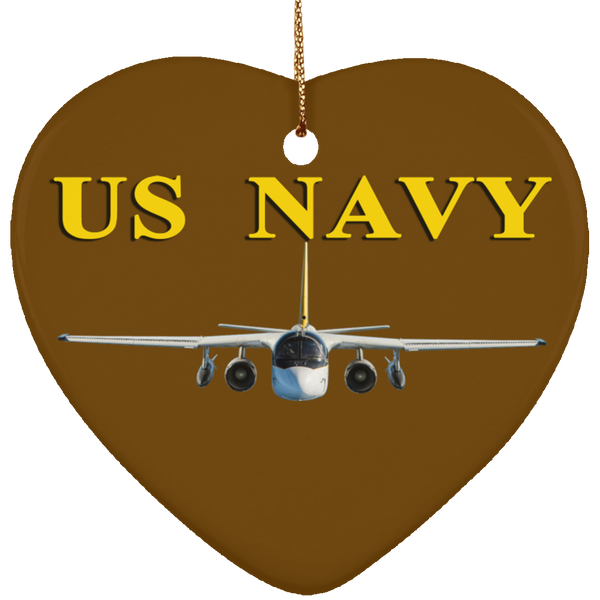 US Navy S-3 4 Ornament - Heart