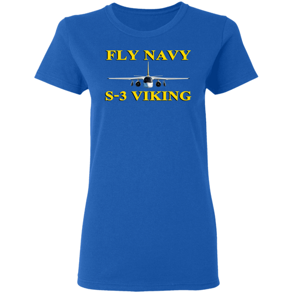 Fly Navy S-3 3 Ladies' Cotton T-Shirt