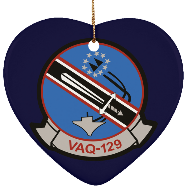 VAQ 129 3 Ornament - Heart