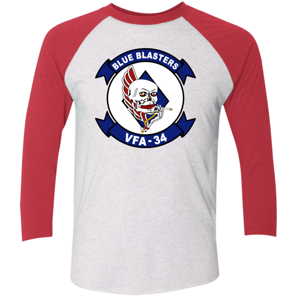 VFA 34 1 Baseball Raglan T-Shirt