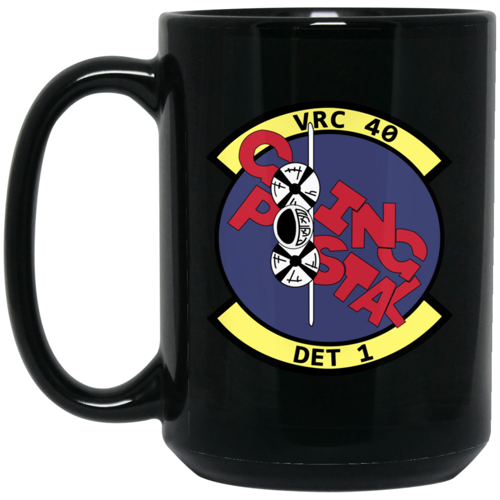 VRC 40 Det 1 1 Black Mug - 15oz