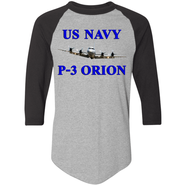 US Navy P-3 1 Colorblock Raglan Jersey