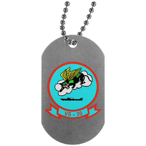 VS 30 2 Dog Tag - Silver