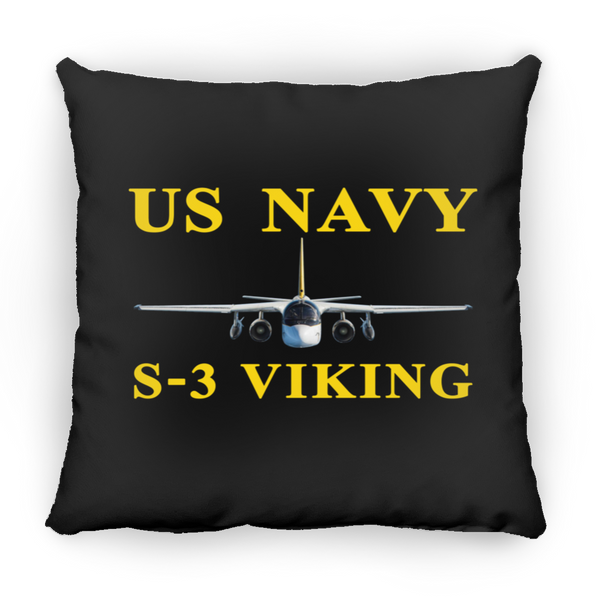 US Navy S-3 3 Pillow - Square - 16x16