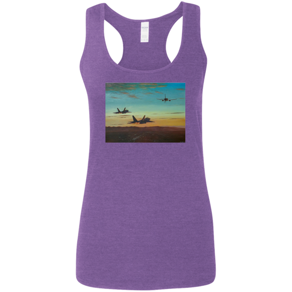 Time To Refuel Ladies' Softstyle Racerback Tank