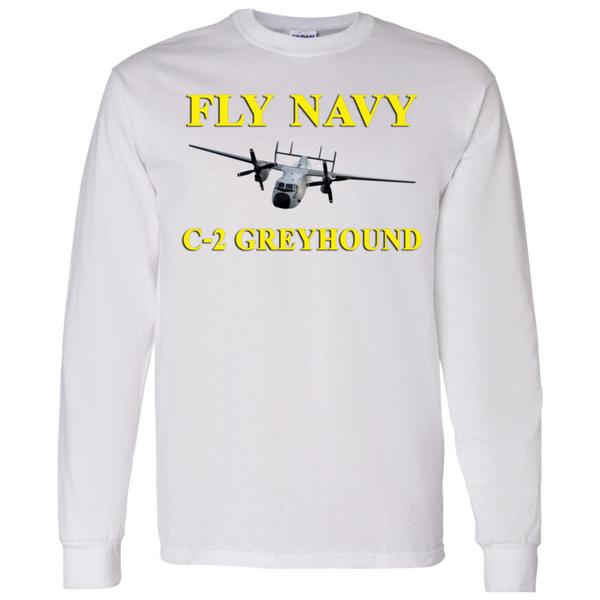 Fly Navy C-2 3 LS Ultra Cotton T-Shirt