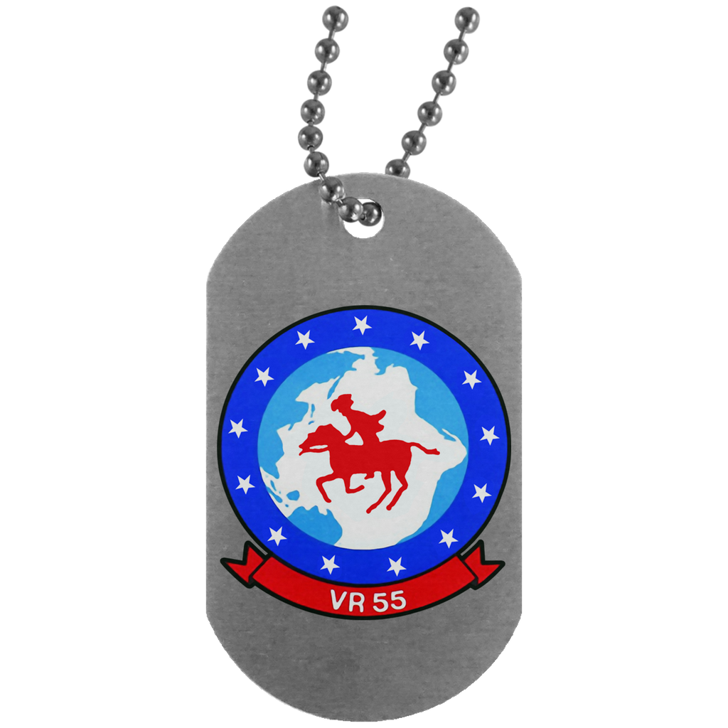 VR 55 1 Dog Tag - Silver