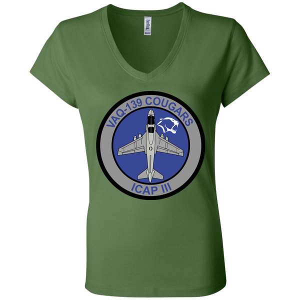 VAQ 139 9 Ladies Jersey V-Neck T-Shirt