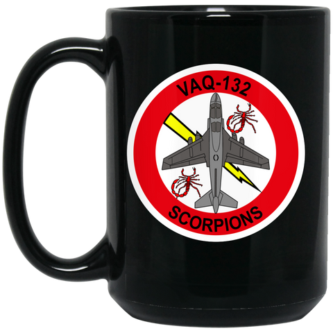 VAQ 132 9a Black Mug - 15oz