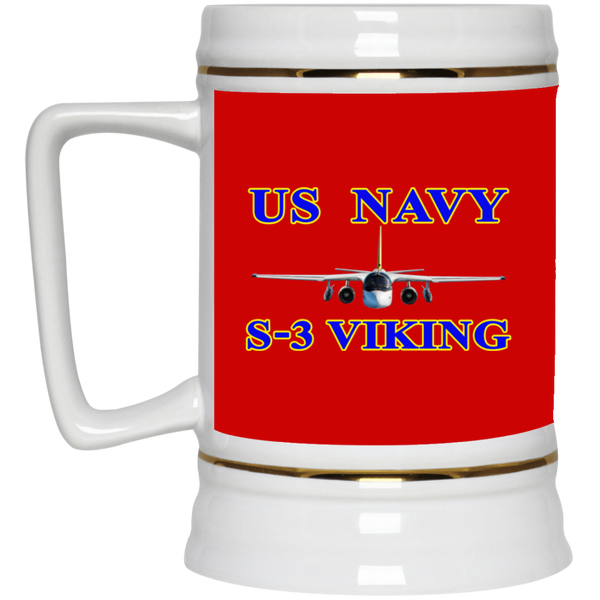 US Navy S-3 1 Beer Stein - 22oz