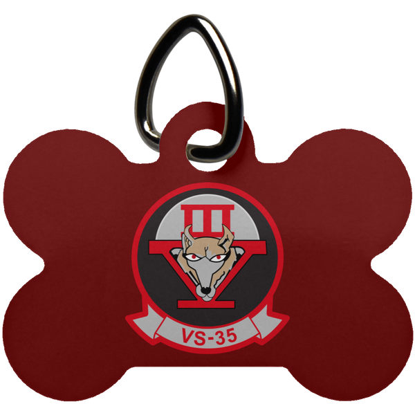 VS 35 3 Pet Tag - Dog Bone