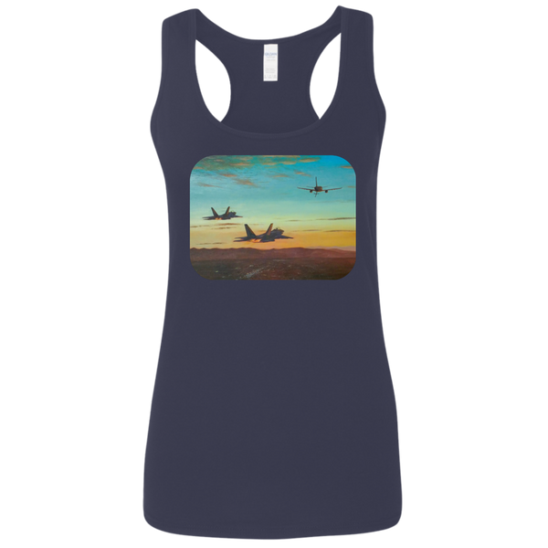 Time To Refuel 2 Ladies' Softstyle Racerback Tank