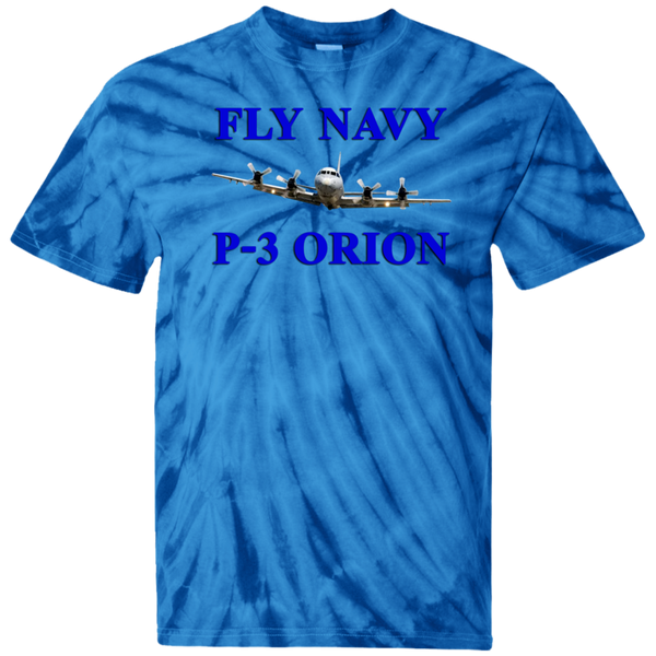 Fly Navy P-3 1 Cotton Tie Dye T-Shirt