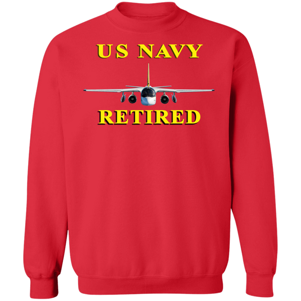 Navy Retired 2 Crewneck Pullover Sweatshirt