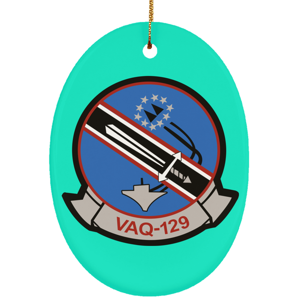 VAQ 129 3 Ornament - Oval