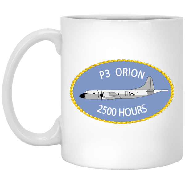 P-3 Orion 9 2500 White Mug - 11oz