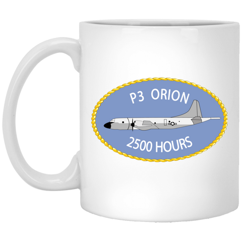 P-3 Orion 9 2500 White Mug - 11oz