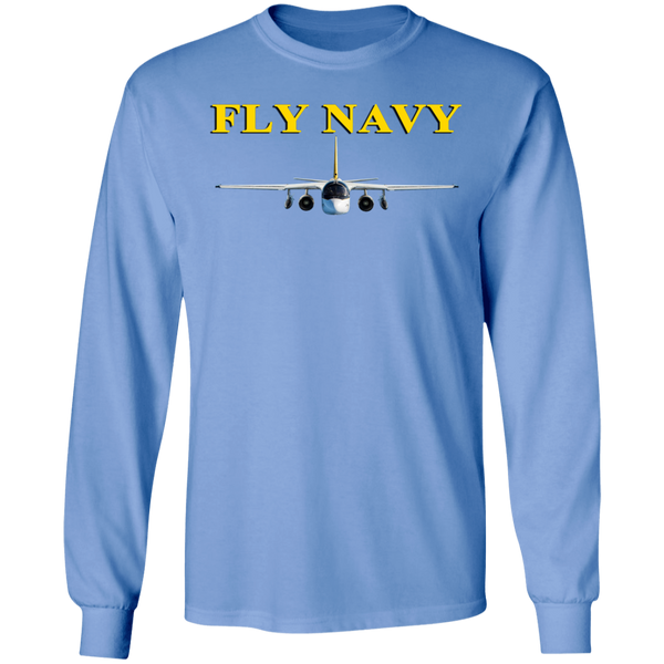 Fly Navy S-3 4 LS Ultra Cotton T-Shirt