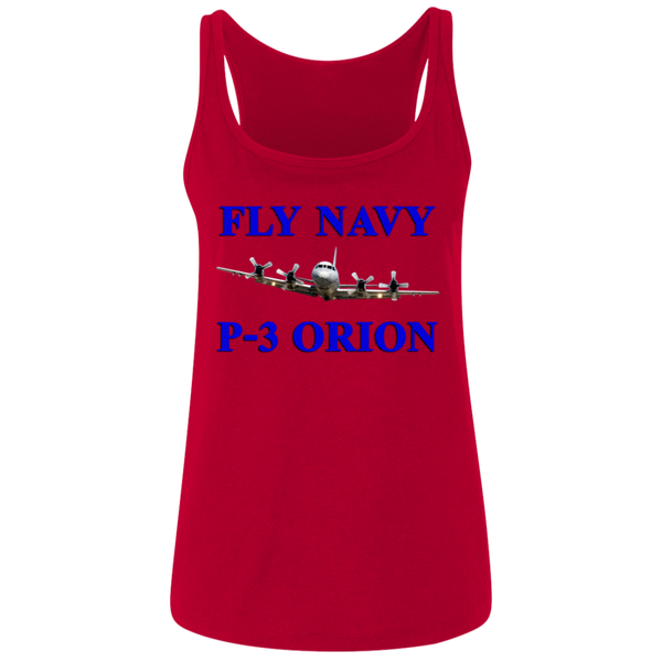 Fly Navy P-3 1 Ladies' Relaxed Jersey Tank