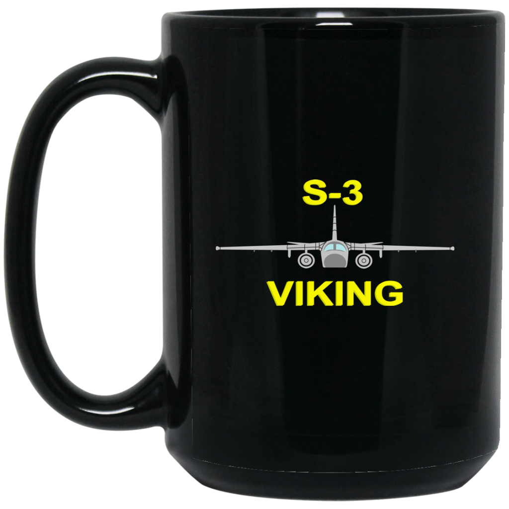 S-3 Viking 10 Black Mug - 15oz
