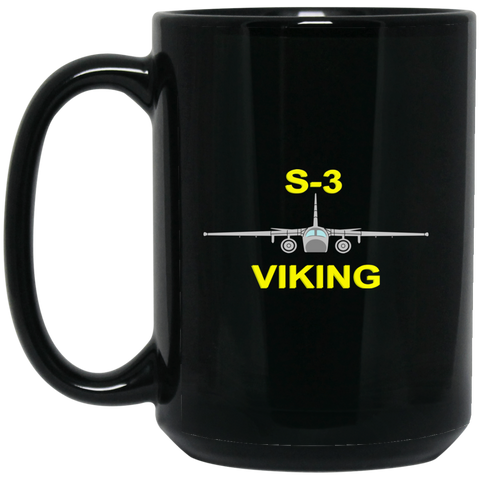 S-3 Viking 10 Black Mug - 15oz