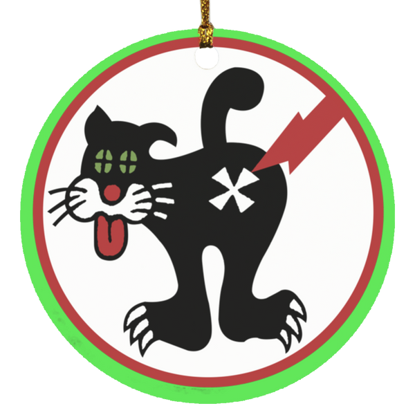 Duty Cat 1 Ornament - Circle