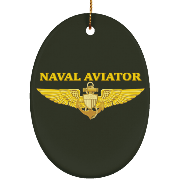 Aviator 2 Ornament - Oval