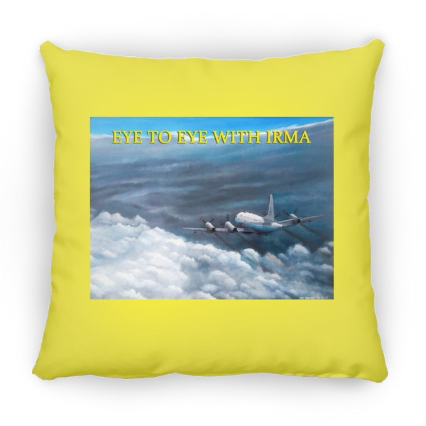 Eye To Eye With Irma 1 Pillow - Square - 14x14