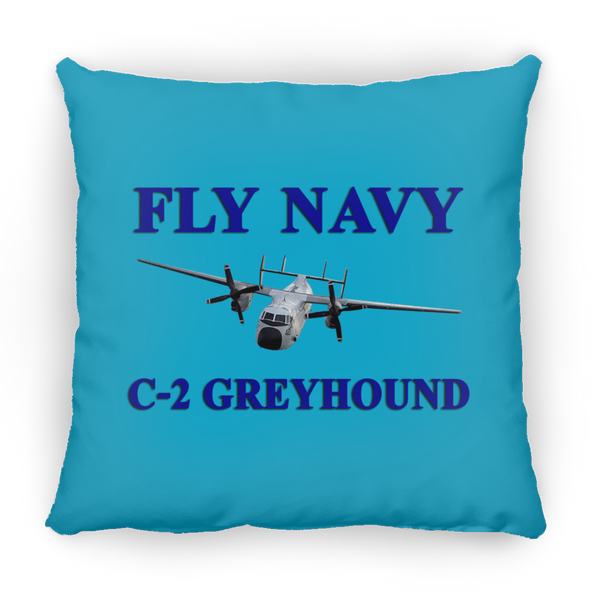 Fly Navy C-2 1 Pillow - Square - 18x18