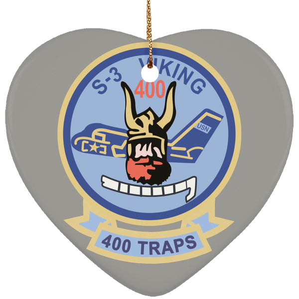 S-3 Viking 6 Ornament - Heart