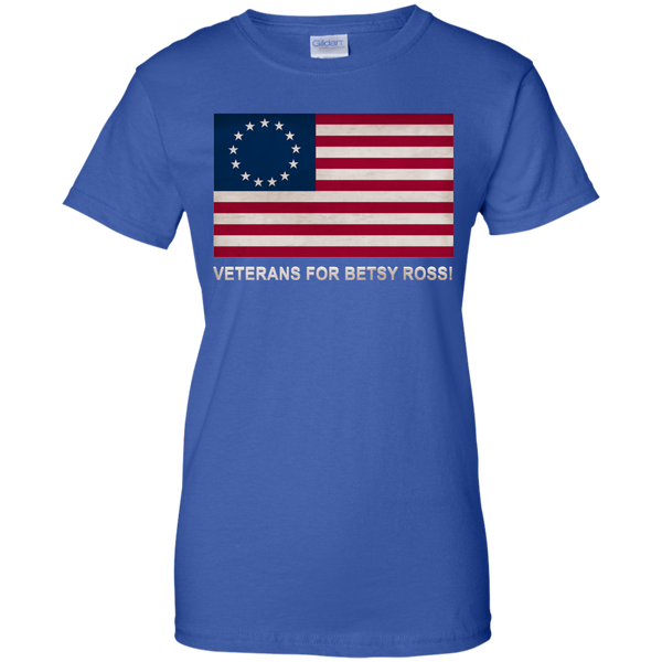 Betsy Ross Vets 2 Ladies' Cotton T-Shirt