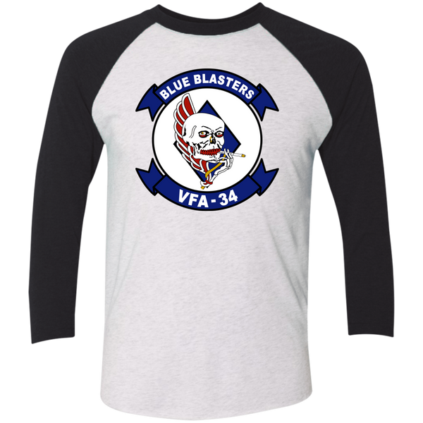 VFA 34 1 Baseball Raglan T-Shirt