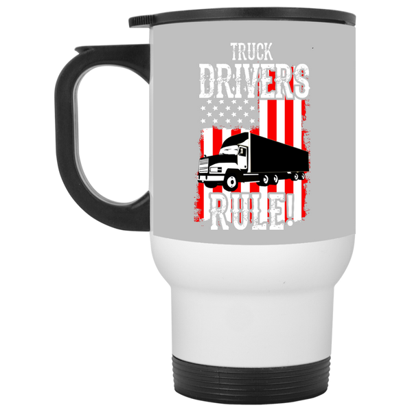 Truck Drivers Rule Travel Mug