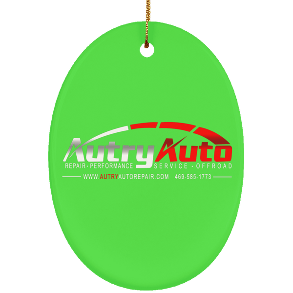 Autry Auto Ornament - Oval