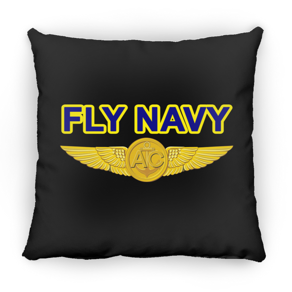 Fly Navy Aircrew Pillow - Square - 16x16