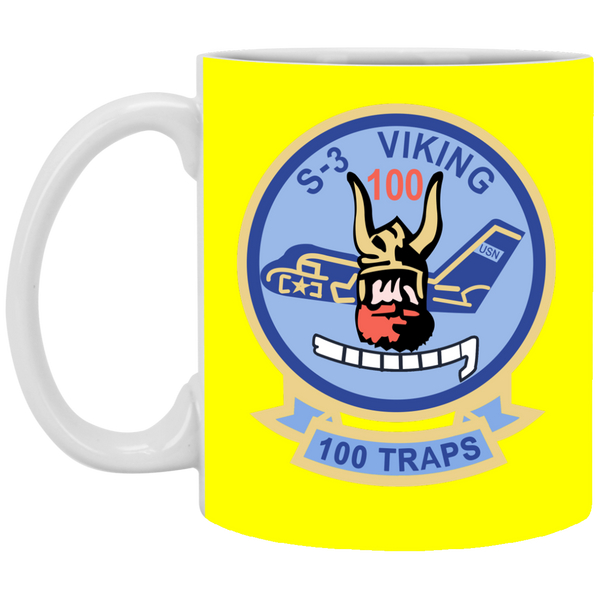 S-3 Viking 3 White Mug - 11oz