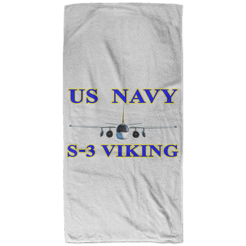 US Navy S-3 1 Bath Towel - 32x64