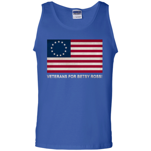 Betsy Ross Vets 2 Cotton Tank Top