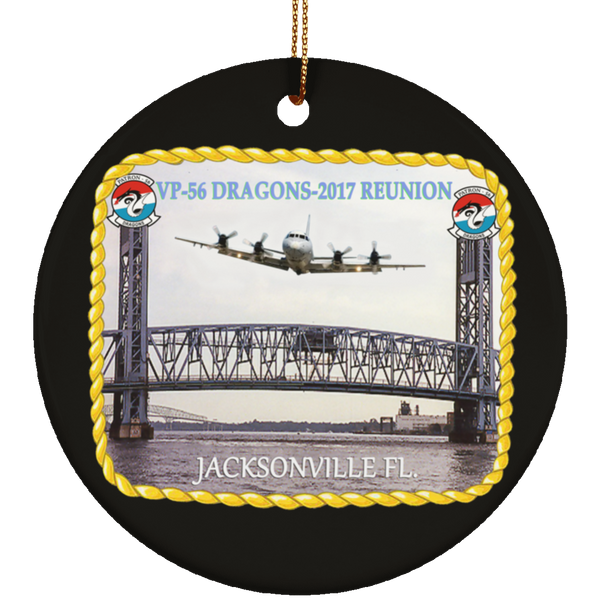 VP-56 2017 Reunion 1 Ornament Ceramic - Circle