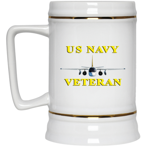 Navy Vet 3 Beer Stein - 22oz