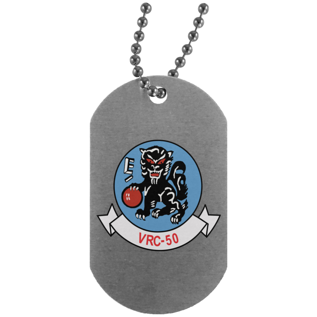 VRC 50 3 Dog Tag - Silver