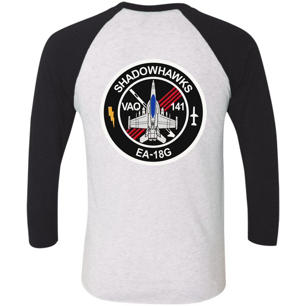 VAQ 141 6c Baseball Raglan T-Shirt