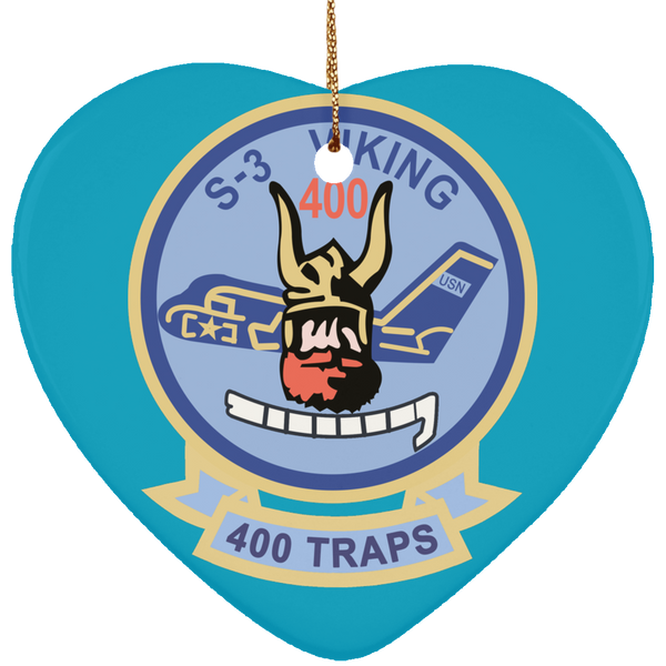 S-3 Viking 6 Ornament - Heart