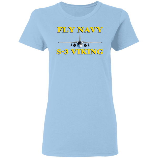 Fly Navy S-3 3 Ladies' Cotton T-Shirt